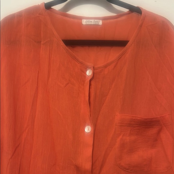 Orange Midi Dress - Picture 3 of 9